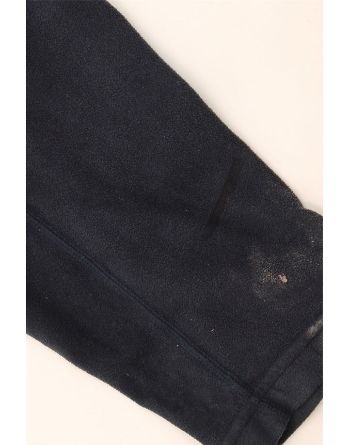 Męski sweter polarowy BERGHAUS z zamkiem błyskawicznym, duży, granatowy, poliester