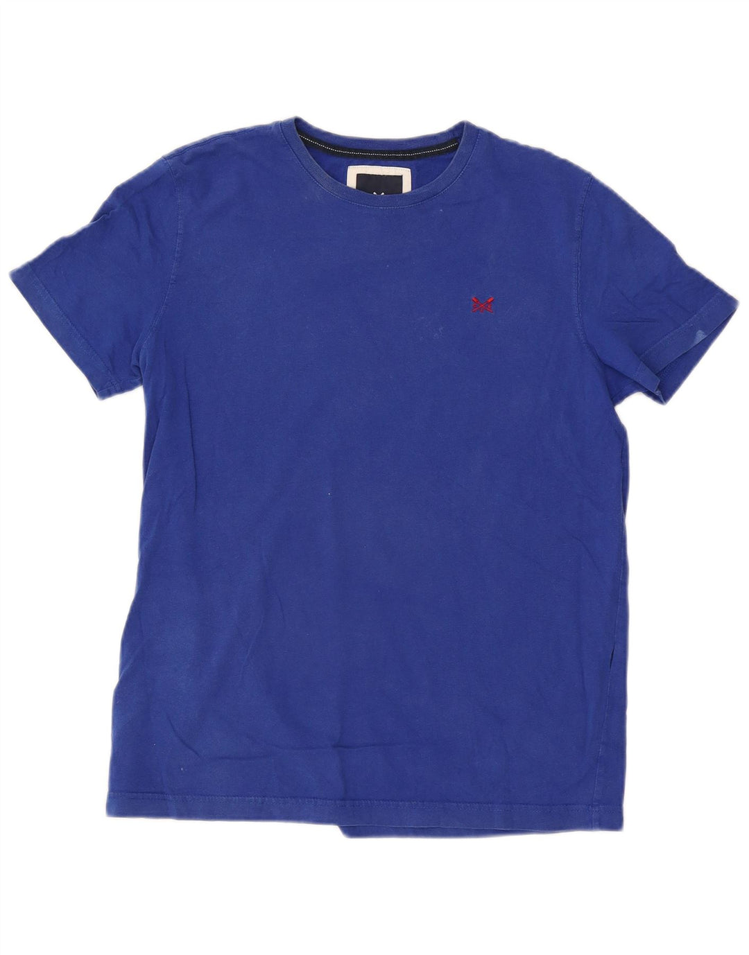 Crew Clothing Męski T-shirt Top Średni Niebieski