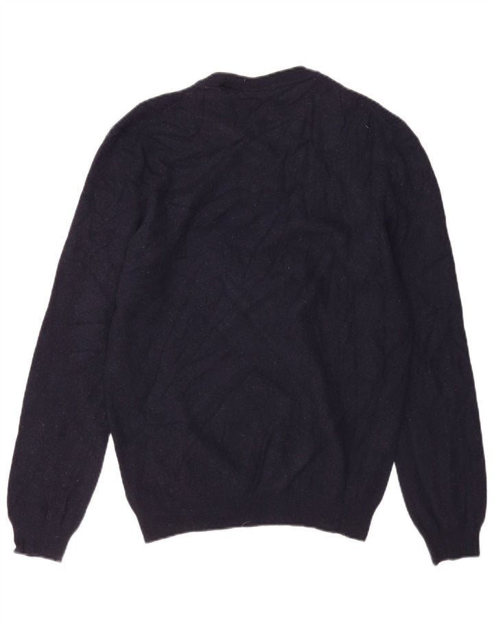 Męski sweter Timberland z okrągłym dekoltem, duży, granatowy, wełniany