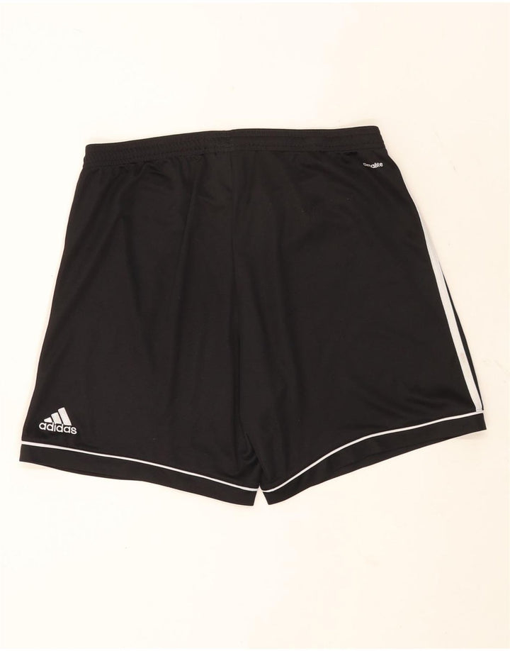 Męskie spodenki sportowe ADIDAS Climalite, duże, czarne, poliestrowe