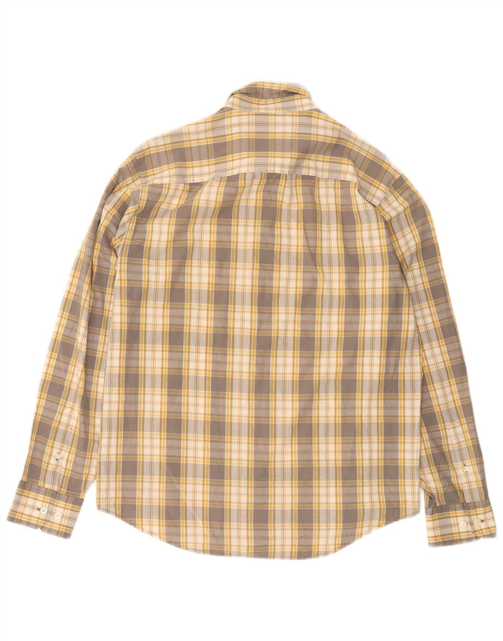 Koszula męska Penguin o klasycznym kroju, duża, szara krata