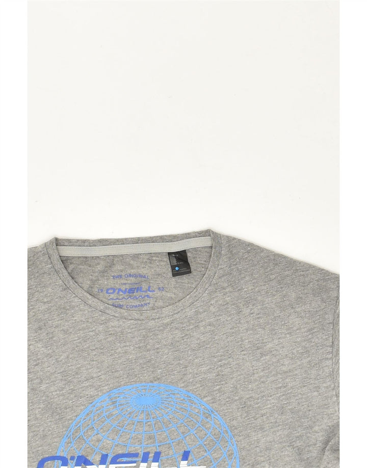 O'NEILL Boys Graphic T-Shirt Top 15-16 Years Grey Cotton | Vintage O'Neill | Thrift | Second-Hand O'Neill | Used Clothing | Messina Hembry 
