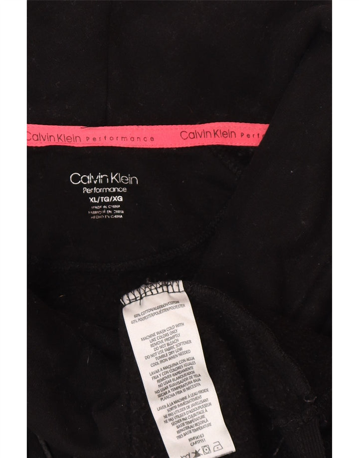 Damska bluza Calvin Klein Performance Graphic Jumper UK 18 XL w kolorze czarnym