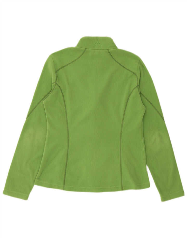 SCHOFFEL Womens Fleece Jacket EU 38 Medium Green Polyester