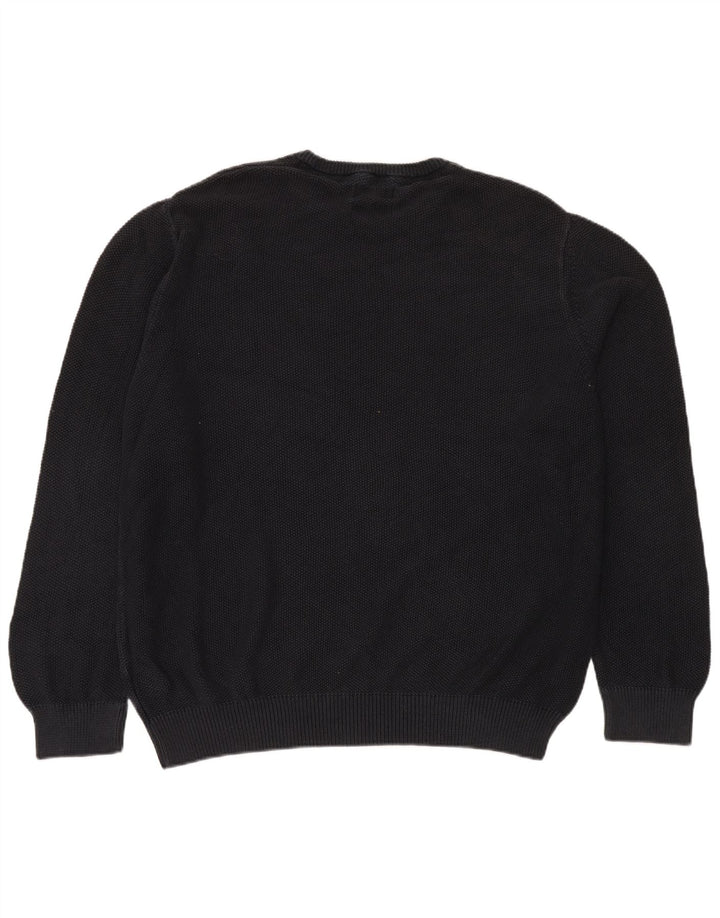 Marks & Spencer Męski sweter z okrągłym dekoltem w kolorze niebieskim, 2XL, granatowy