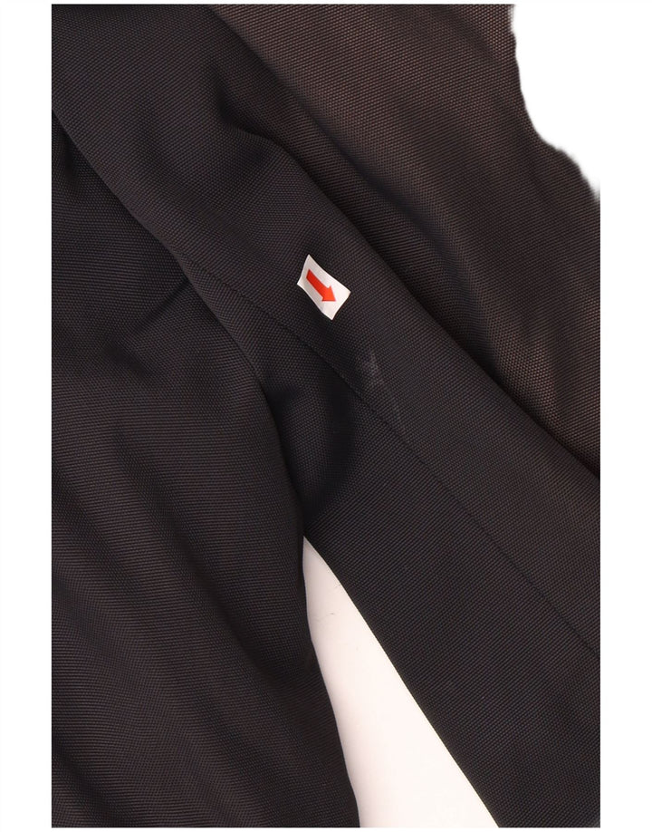 Płaszcz męski BURBERRY UK 40, duży, czarny, klasyczny, poliamidowy