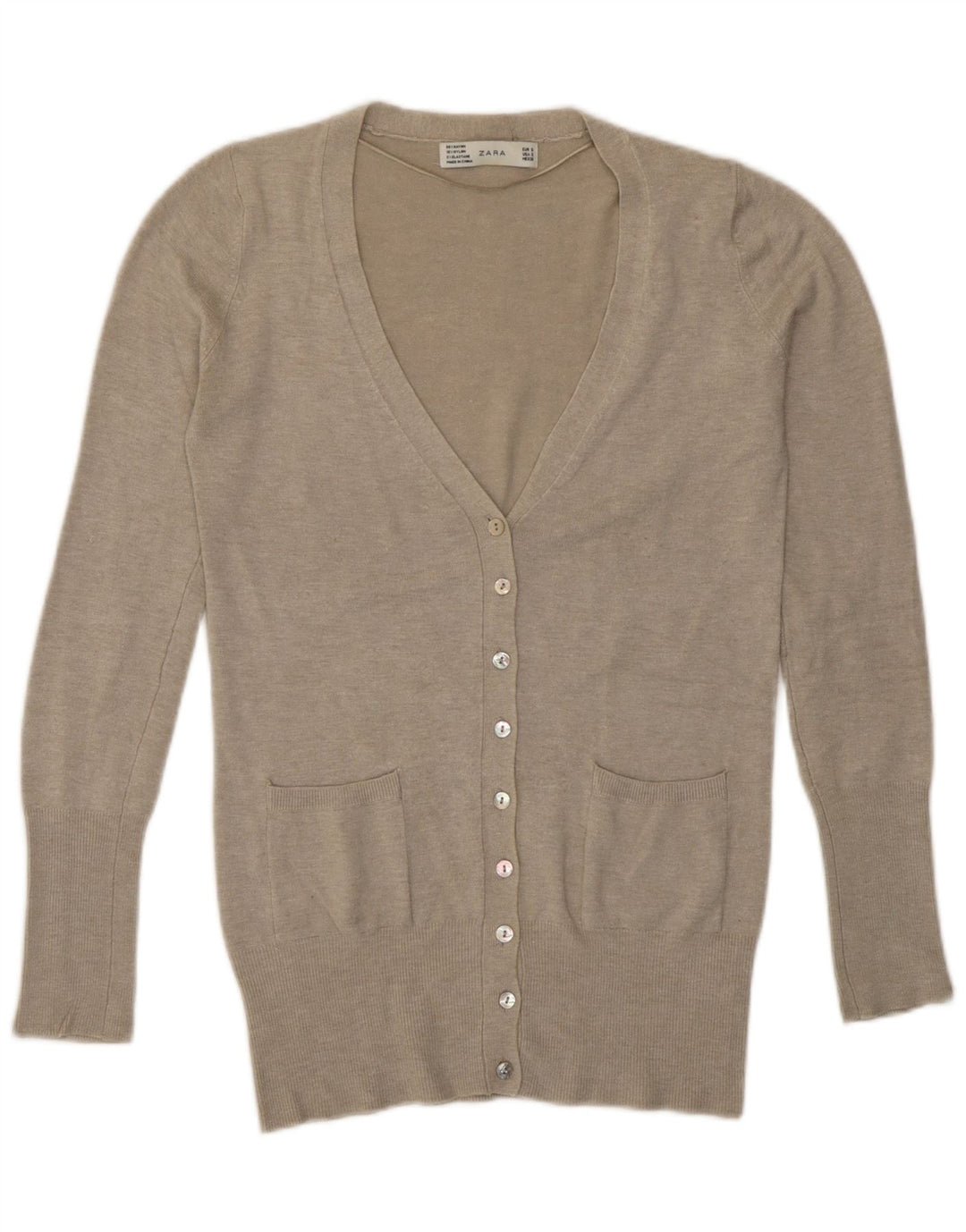 Sweter damski Zara Cardigan UK 10 Small Grey