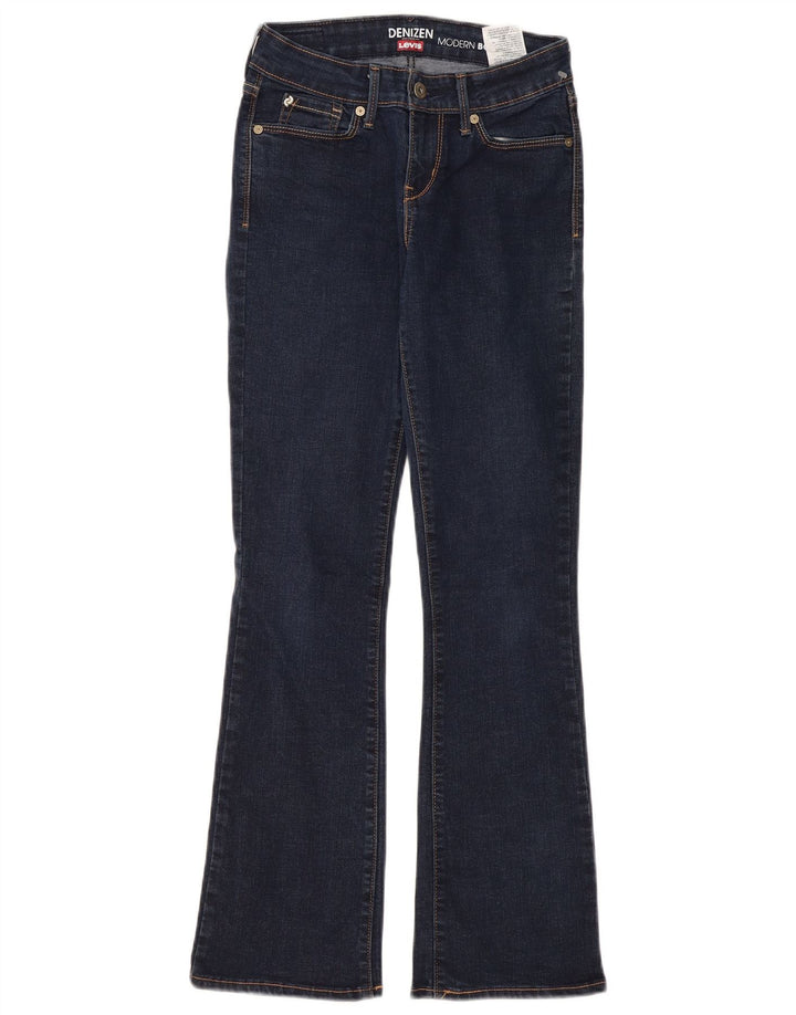 Damskie jeansy Levi's Denizen Modern Bootcut W26 L30 Granatowa bawełna