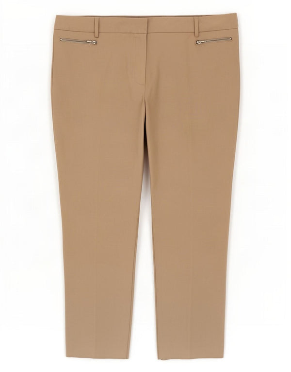 Spodnie Marks & Spencer Damskie UK 18 XL W38 L26 Beżowe