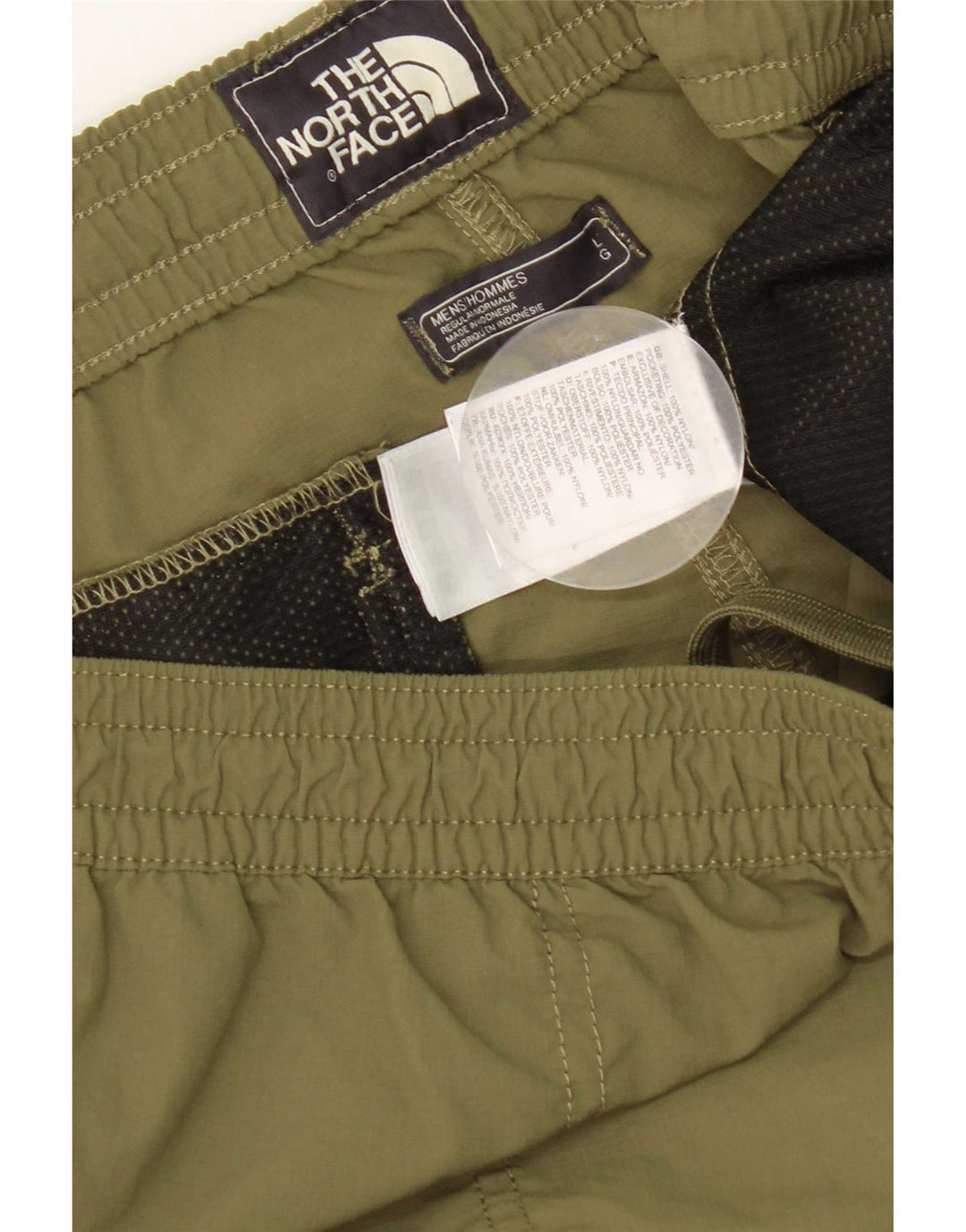 Męskie spodenki sportowe The North Face, duże, nylonowe khaki