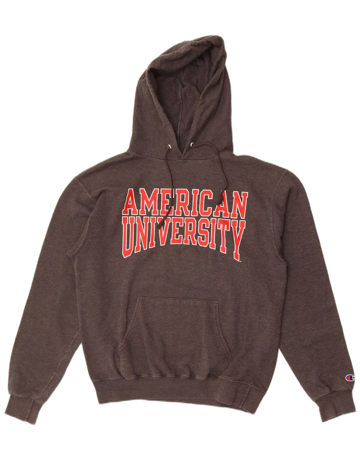 Męski sweter z kapturem Champion American University Graphic, średnioszary