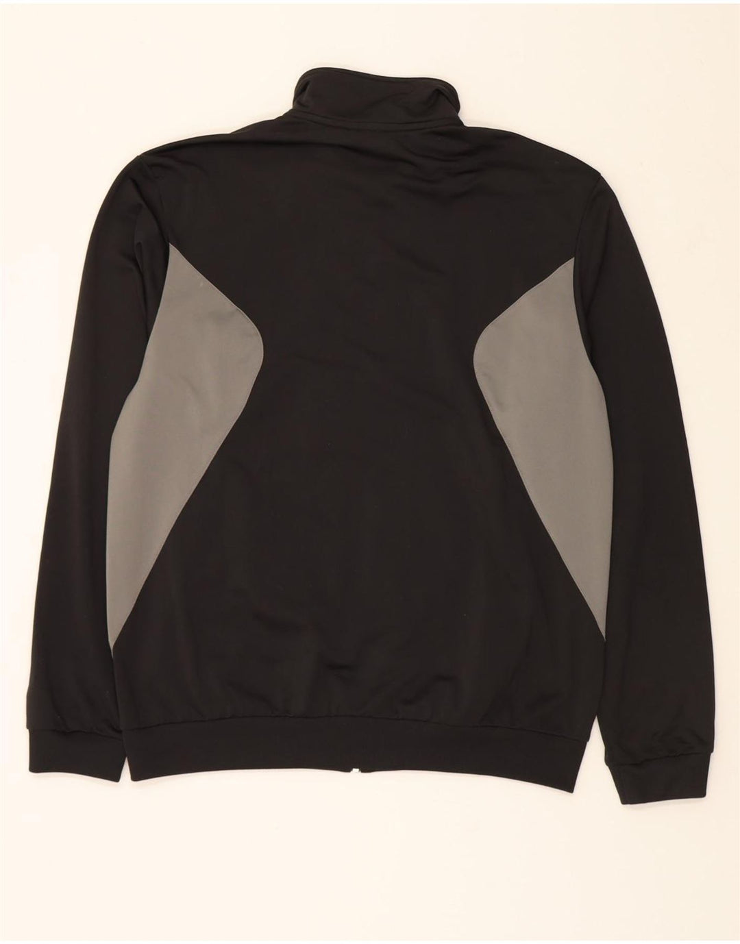 REEBOK Mens Tracksuit Top Jacket Large Black Colourblock Polyester Vintage Reebok and Second-Hand Reebok from Messina Hembry 