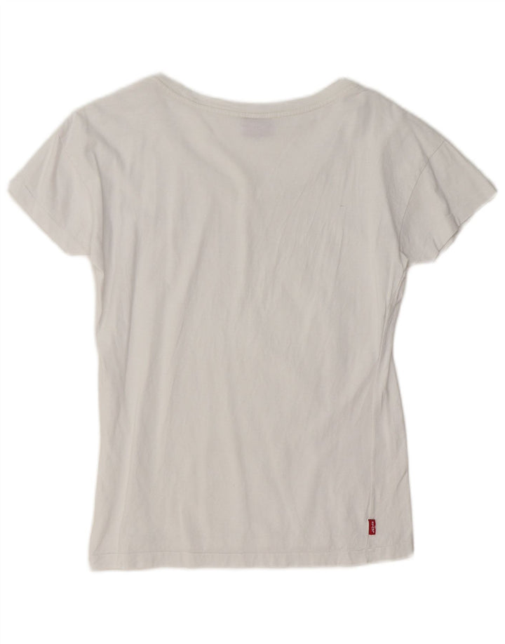 Damska koszulka z grafiką Levi's Top UK 10 Small White