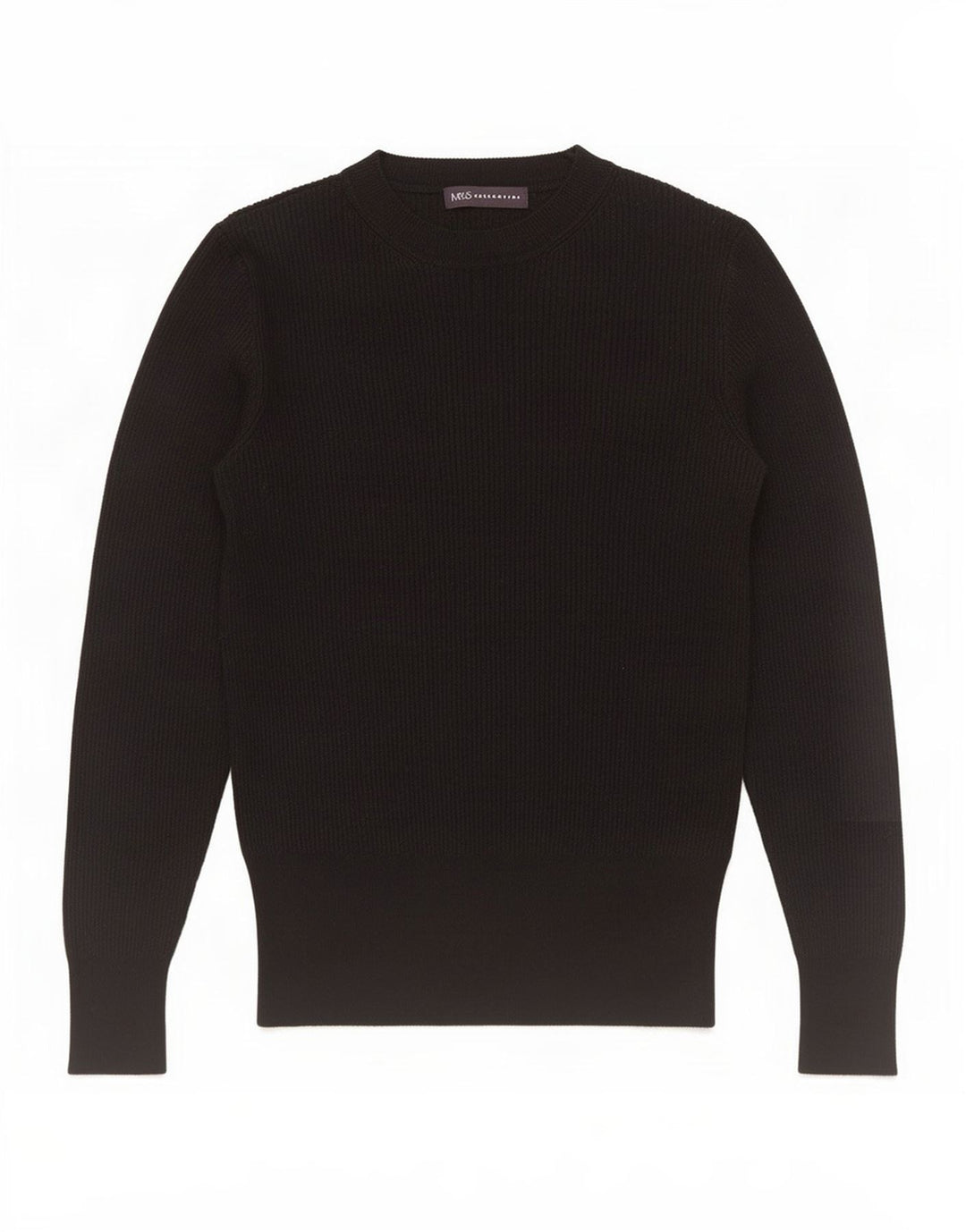Bluzka damska Marks & Spencer Top UK 8 Small, czarna wiskoza