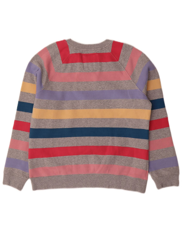 CREW CLOTHING Damska bluza dresowa UK 10 w małe, wielokolorowe paski