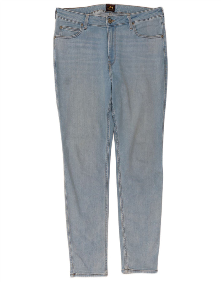 Damskie jeansy LEE Scarlett High Skinny W32 L28 Niebieskie bawełniane