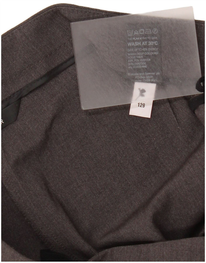 Spodnie damskie Marks & Spencer Straight Casual UK 14 Medium W32 L31 Szare