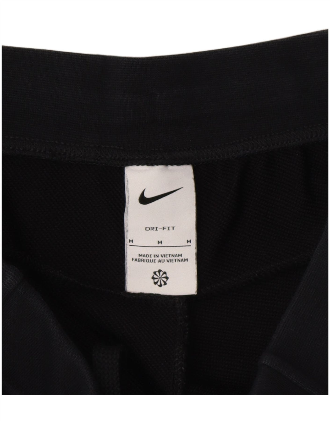Męskie spodenki sportowe Nike Dri Fit, średniej wielkości, czarne, bawełniane