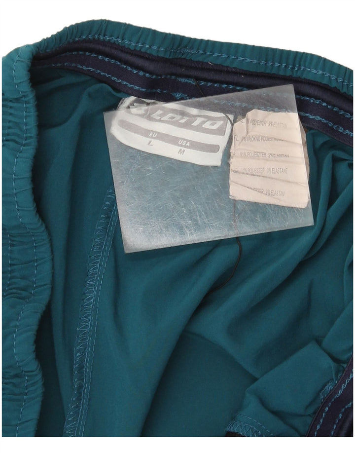 Męskie spodenki sportowe Lotto, duże, niebieskie, z poliestru