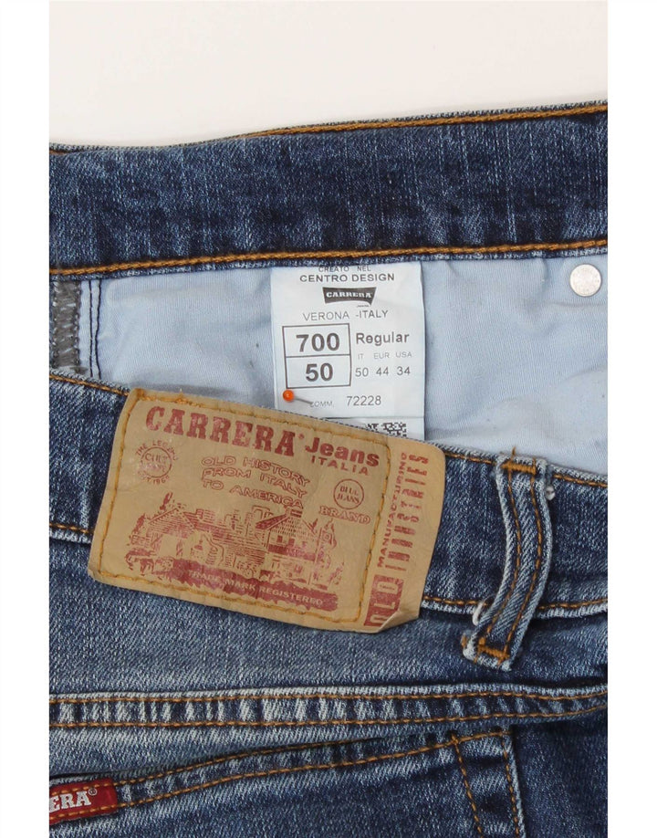 Damskie jeansy Carrera 700 Regular Straight W34 L32 Niebieskie bawełniane