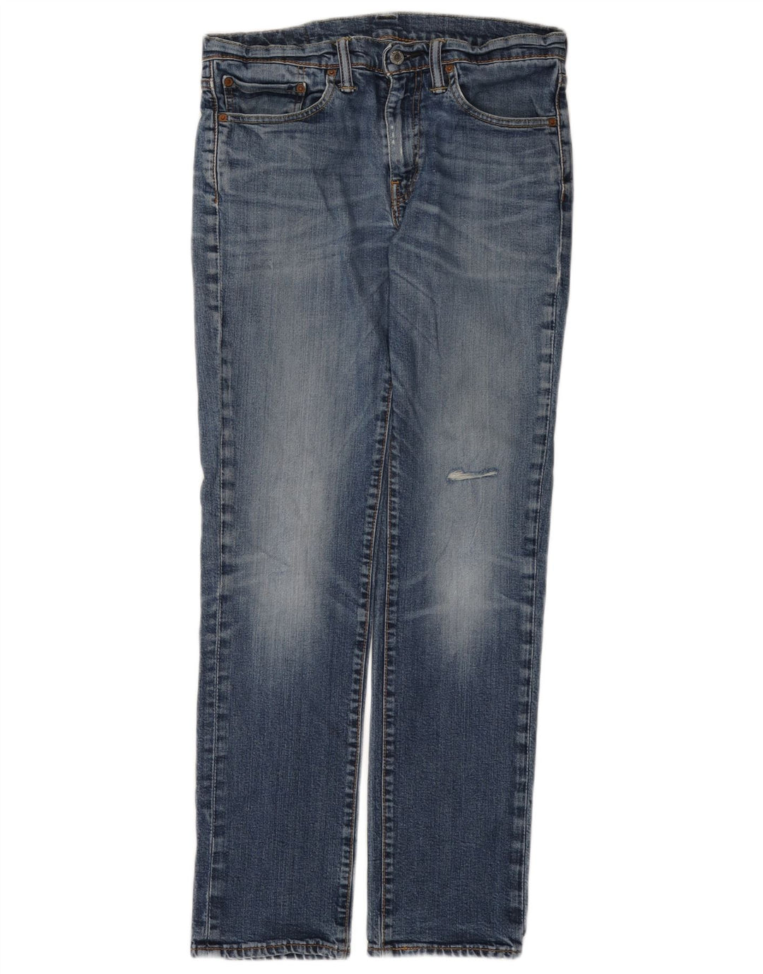 Męskie jeansy Levi's 511 w trudnej sytuacji W32 L32 Niebieska bawełna
