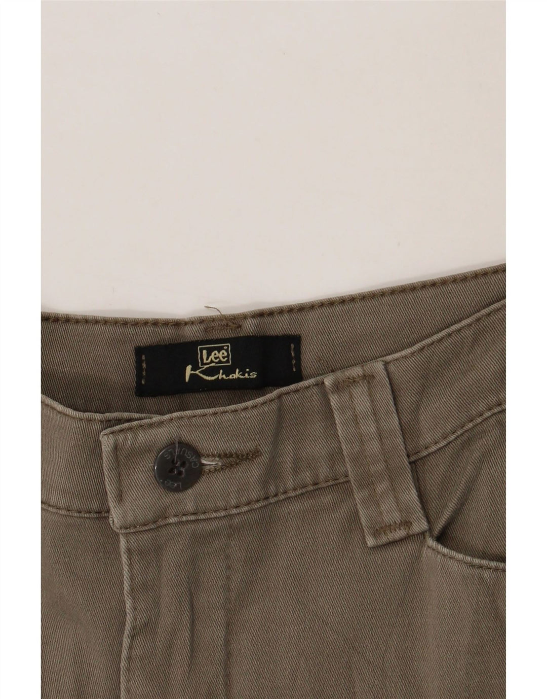 LEE Womens Khakis Straight Casual Trousers W30 L28 Beige Vintage Lee and Second-Hand Lee from Messina Hembry 