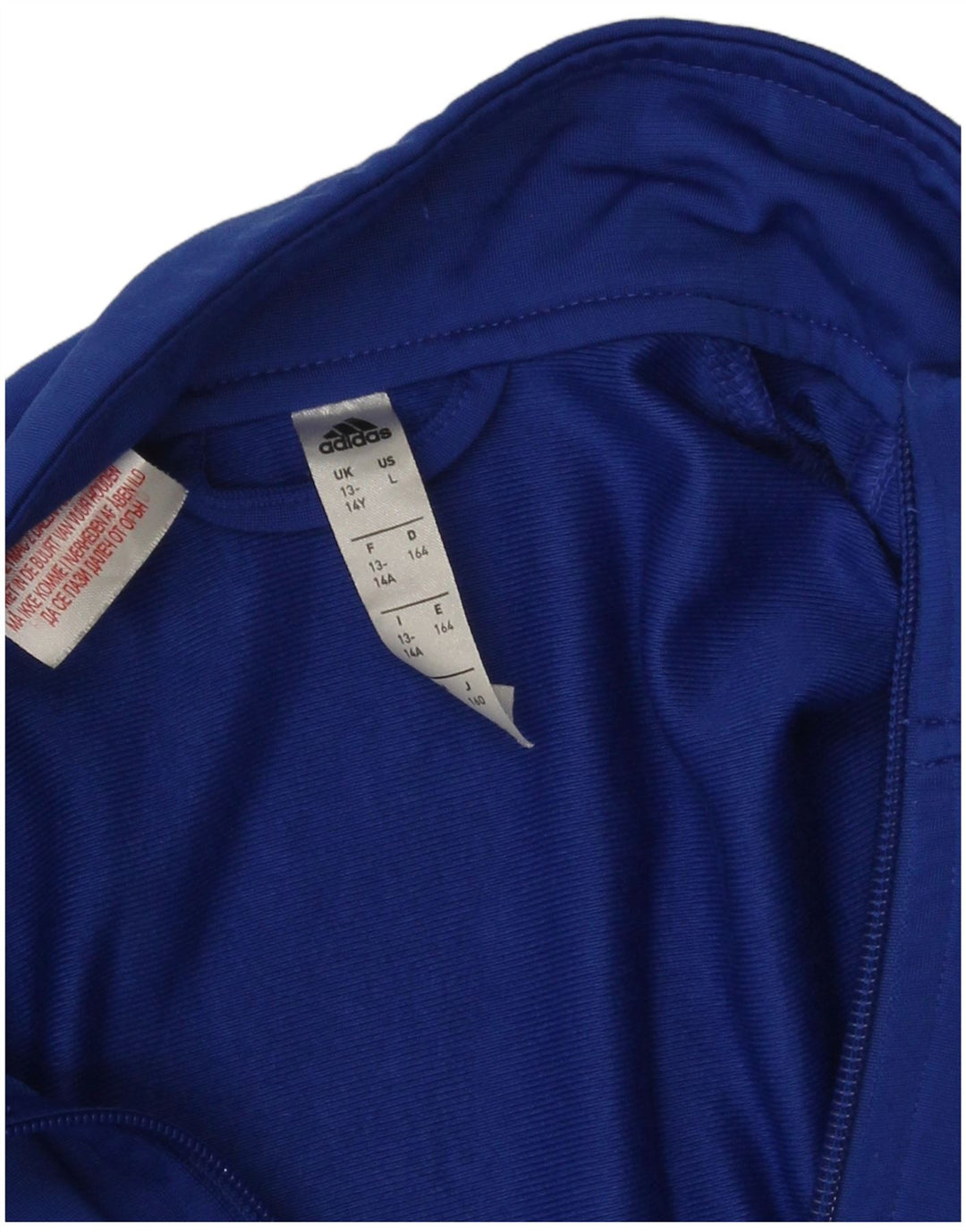 Chłopięca bluza dresowa Adidas 13-14 lat, niebieska, poliestrowa