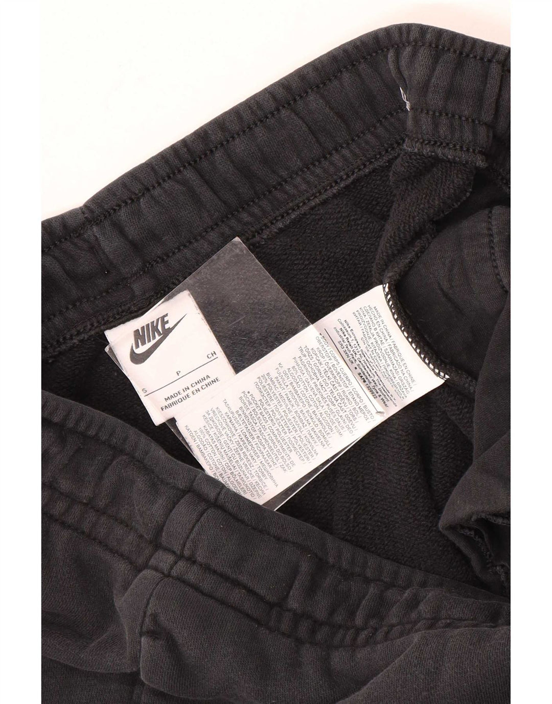 Męskie spodnie dresowe Nike, małe, czarne, bawełniane