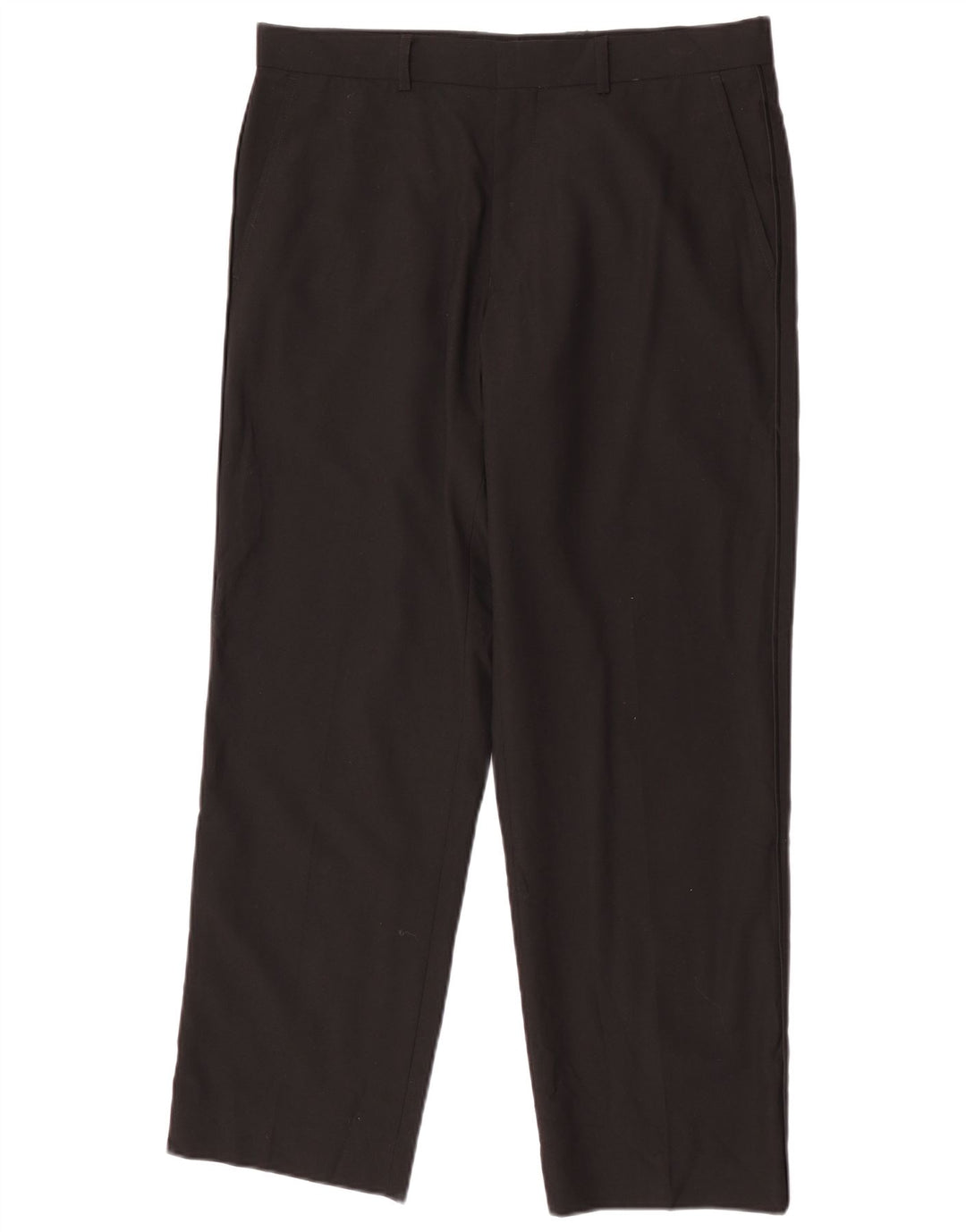 Męskie proste spodnie chino Marks & Spencer W34 L29 Czarny poliester