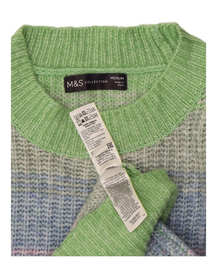 Sweter damski Marks & Spencer z okrągłym dekoltem, UK 14, średni, wielokolorowy
