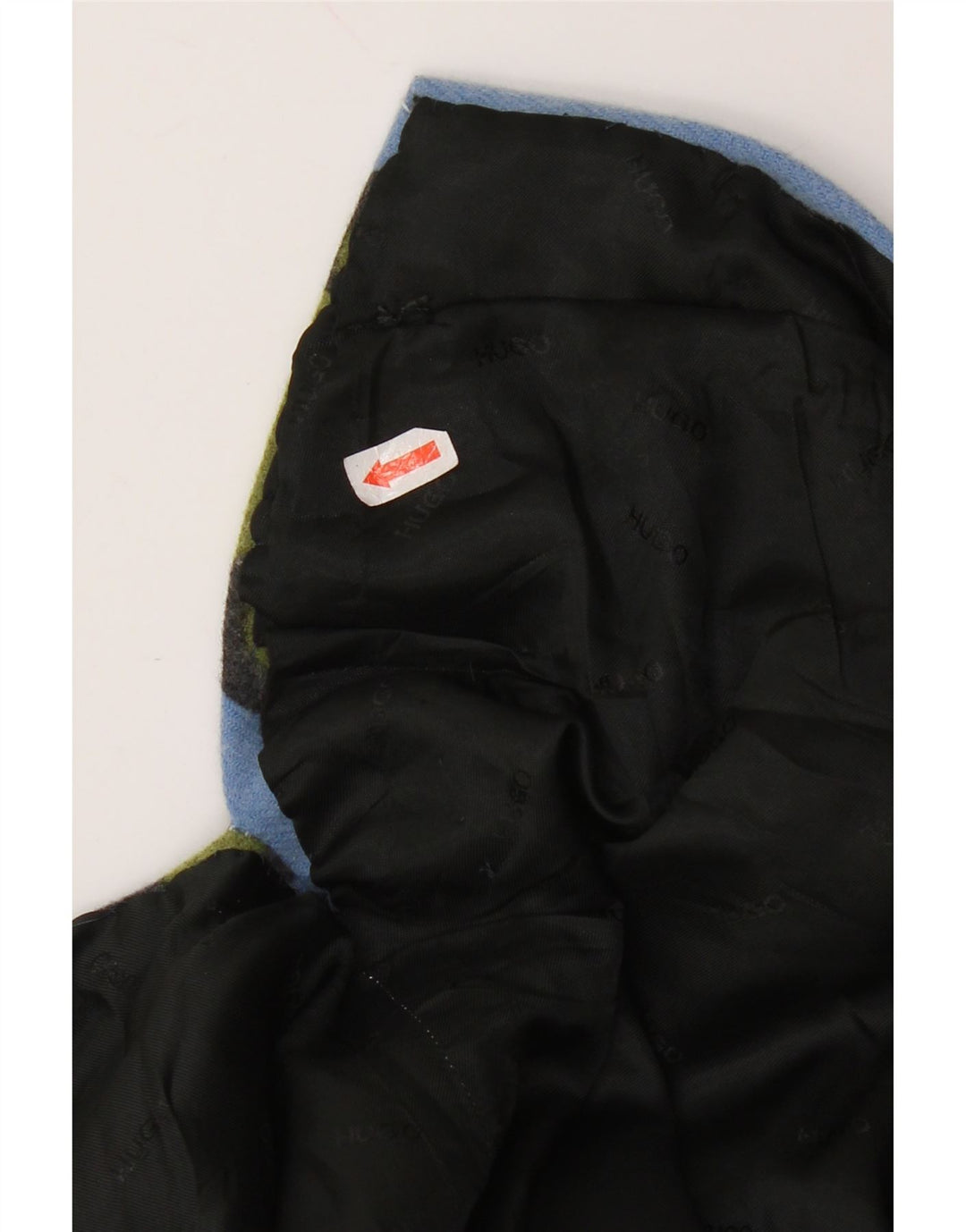 Vintage damska prosta spódnica W36 XL w niebieskie kwiaty