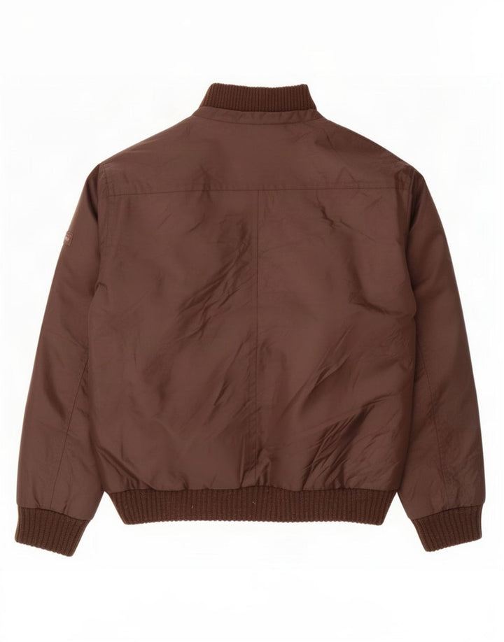 Vintage męska ocieplana kurtka UK 42 XL, brązowy poliester