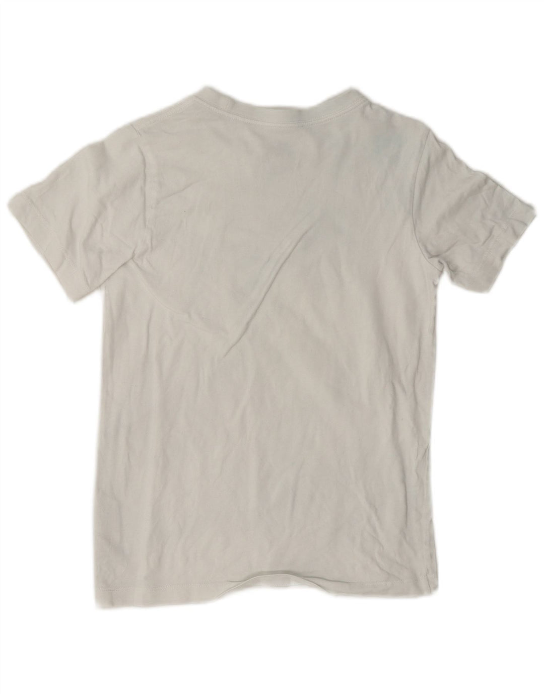 Chłopięcy T-shirt z grafiką Nike, 10-11 lat, średnia biała bawełna