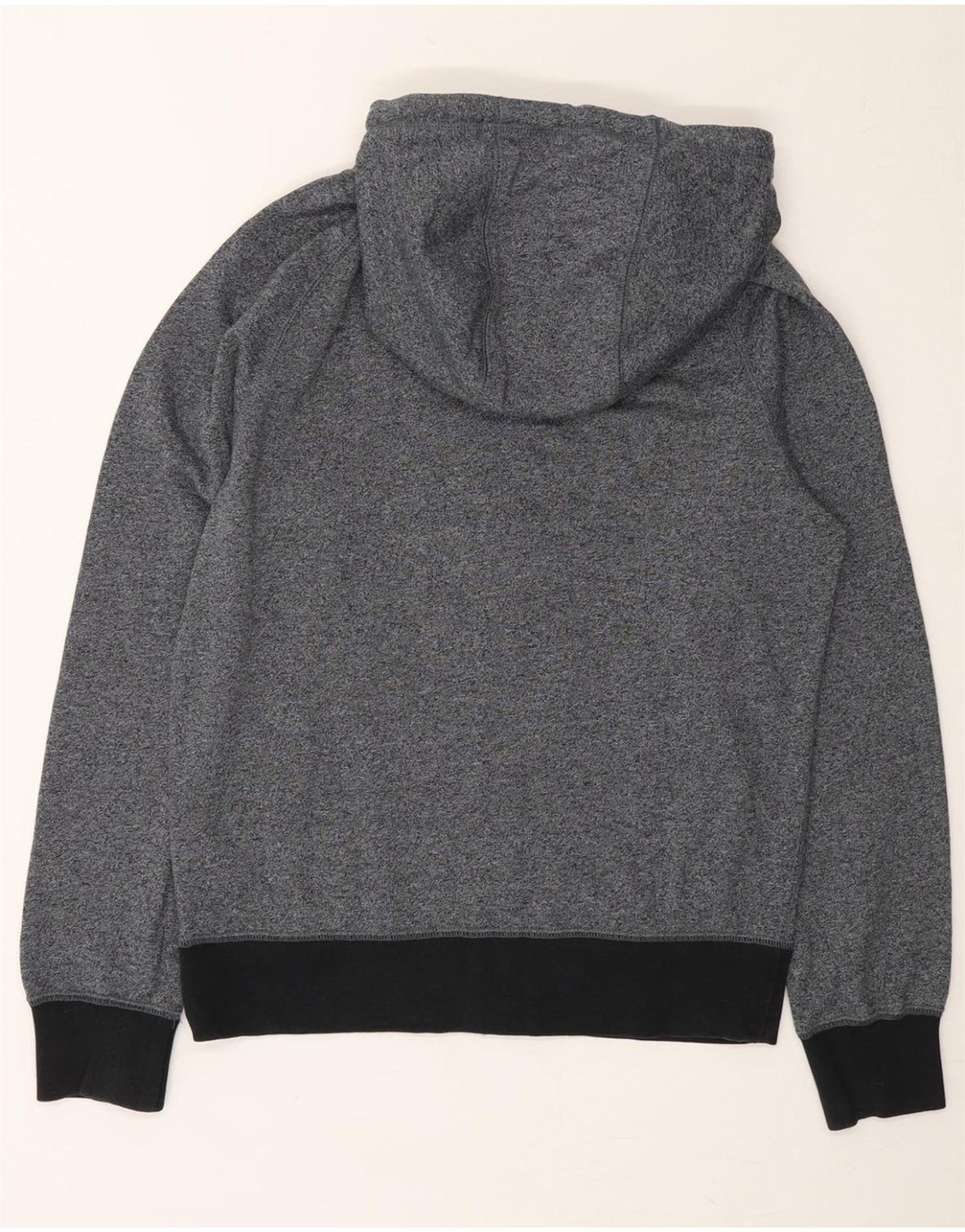 NIKE Mens Zip Hoodie Sweater Small Grey Cotton Vintage Nike and Second-Hand Nike from Messina Hembry 