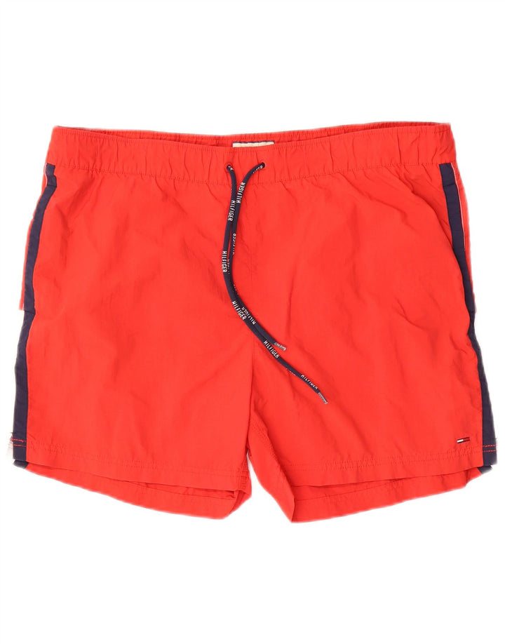 Męskie spodenki kąpielowe Tommy Hilfiger Graphic, duże, czerwone
