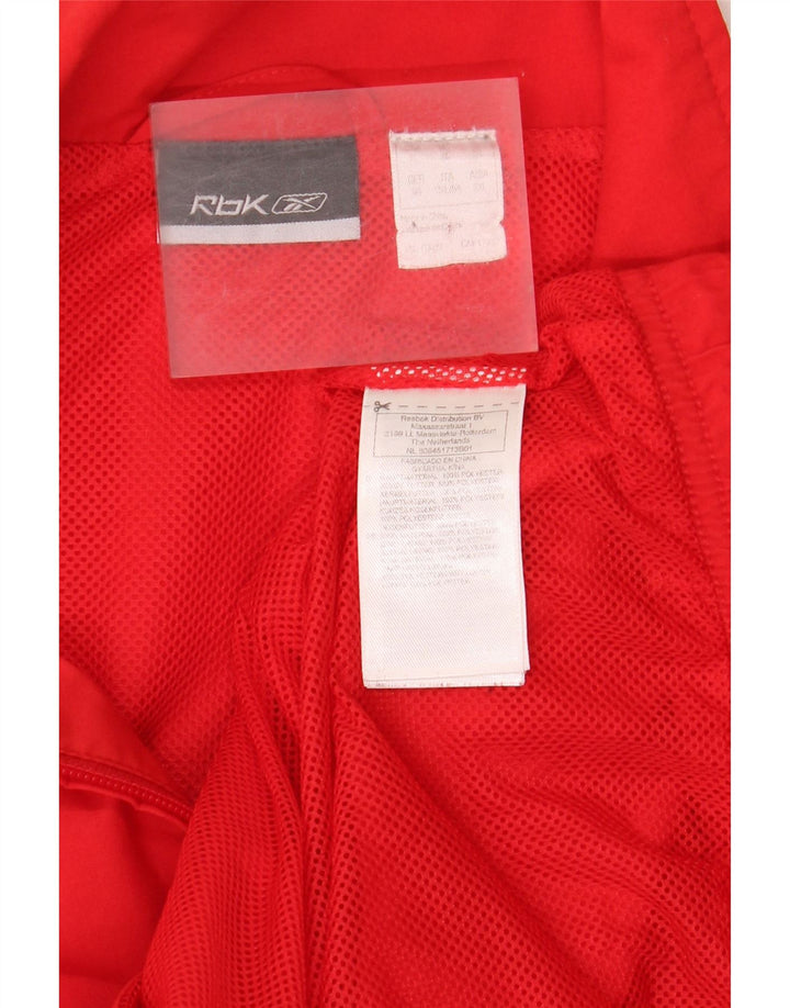 Męska kurtka dresowa Reebok XL, czerwona, poliester