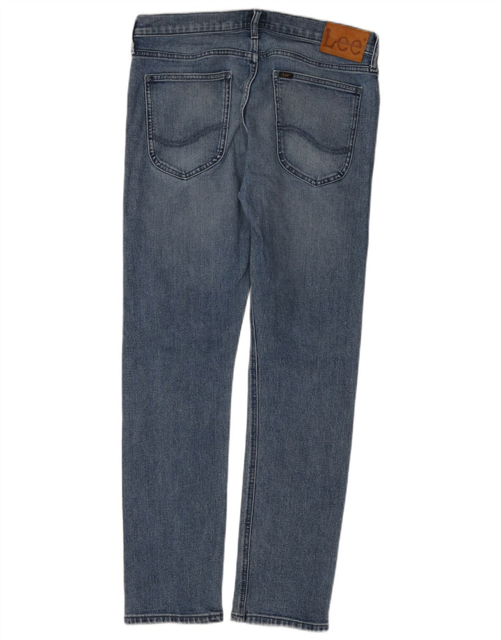 Lee Męskie Luke Slim Jeans W32 L30 Niebieskie bawełniane