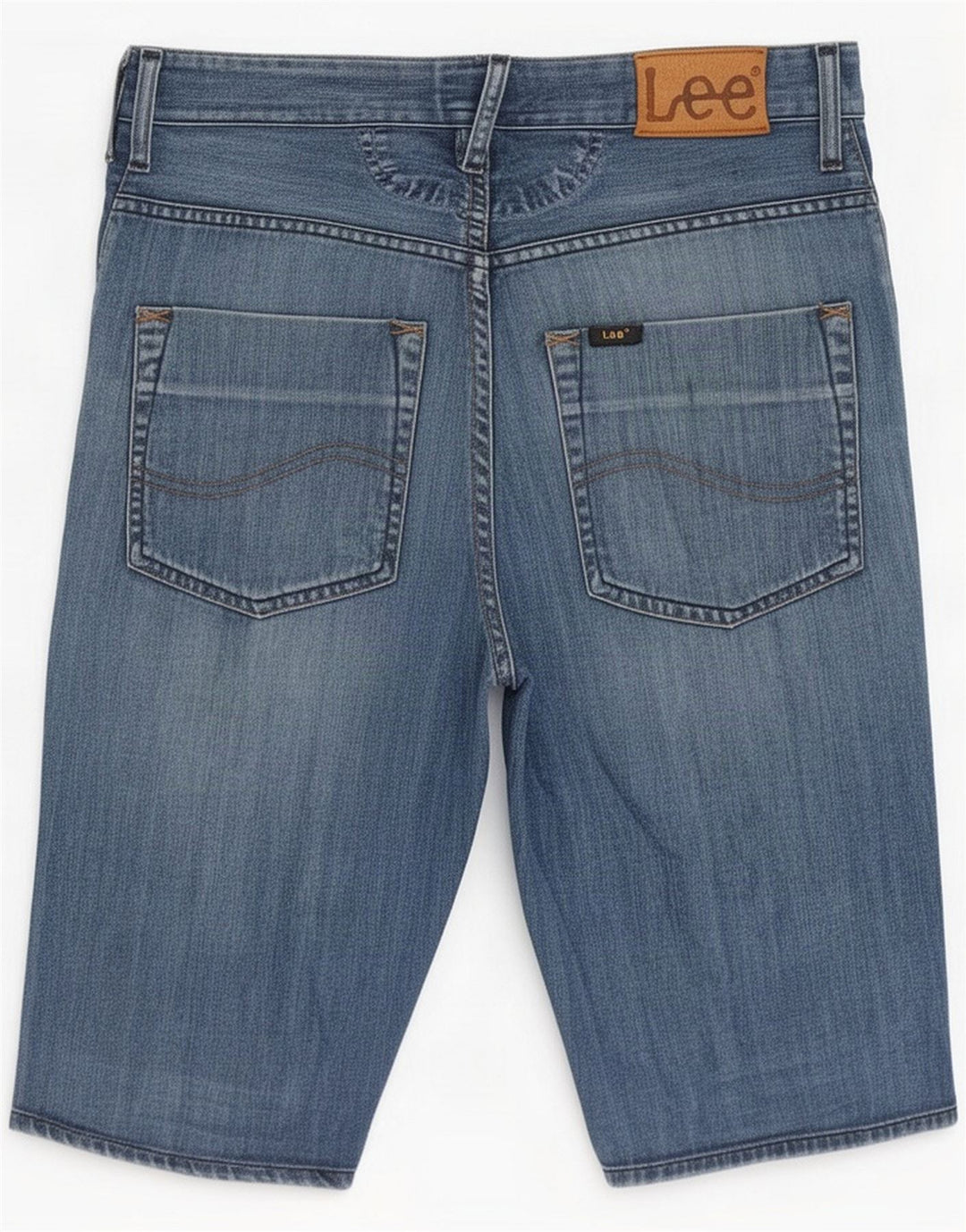 Lee Męskie spodenki jeansowe małe W29 niebieskie bawełniane