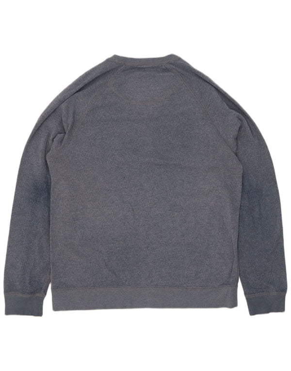 Męski sweter z grafiką Levi's, duży, niebieski, poliester