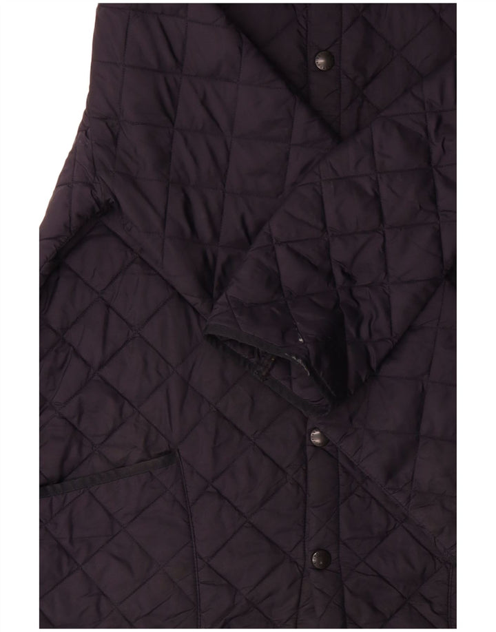 Męska pikowana kurtka Barbour UK 44 2XL Granatowy poliester