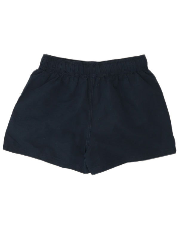 Męskie stroje kąpielowe Reebok z grafiką, mały, granatowy, poliester