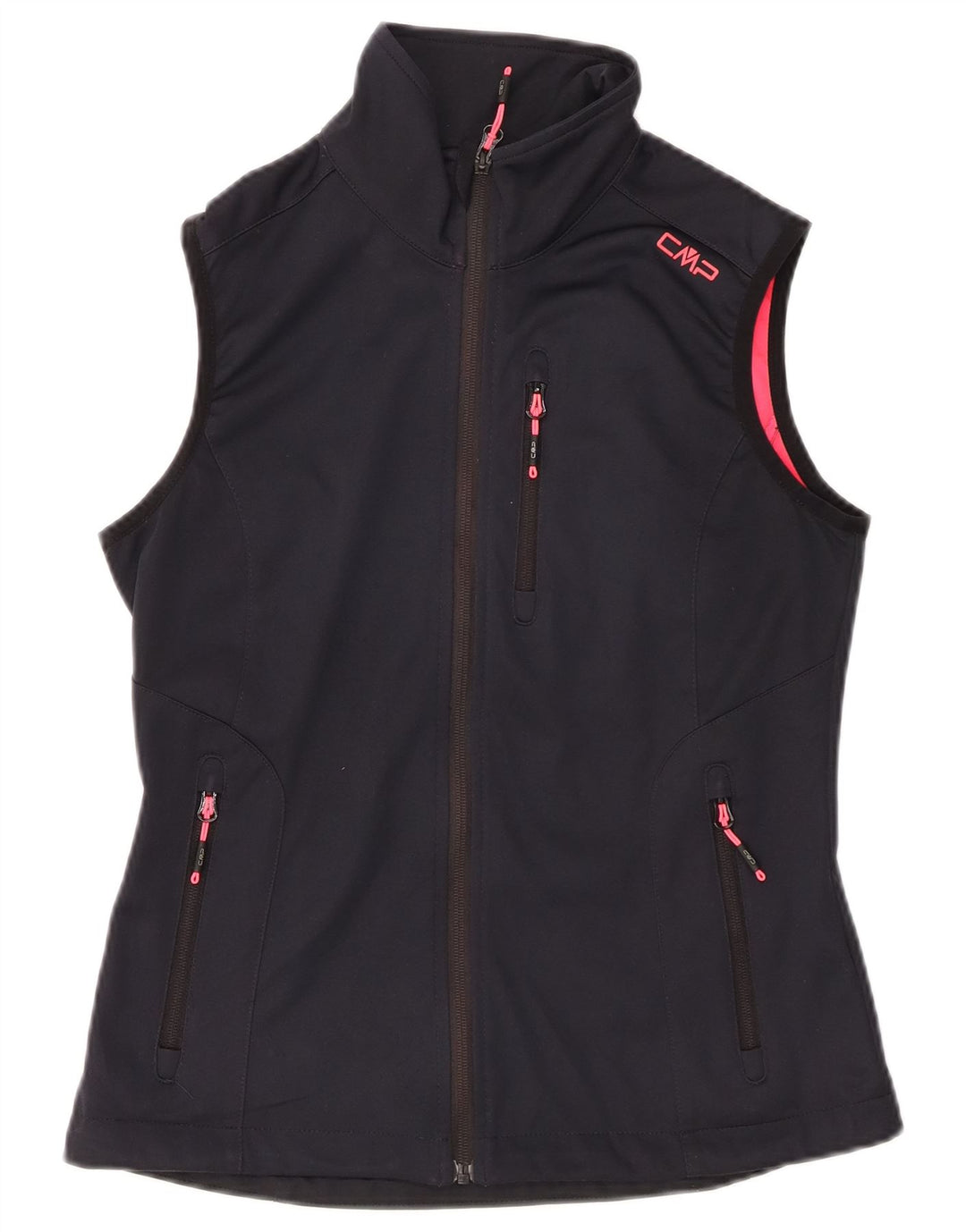 Damska bluza dresowa bez rękawów CMP UK 6 XS Granatowa, poliestrowa