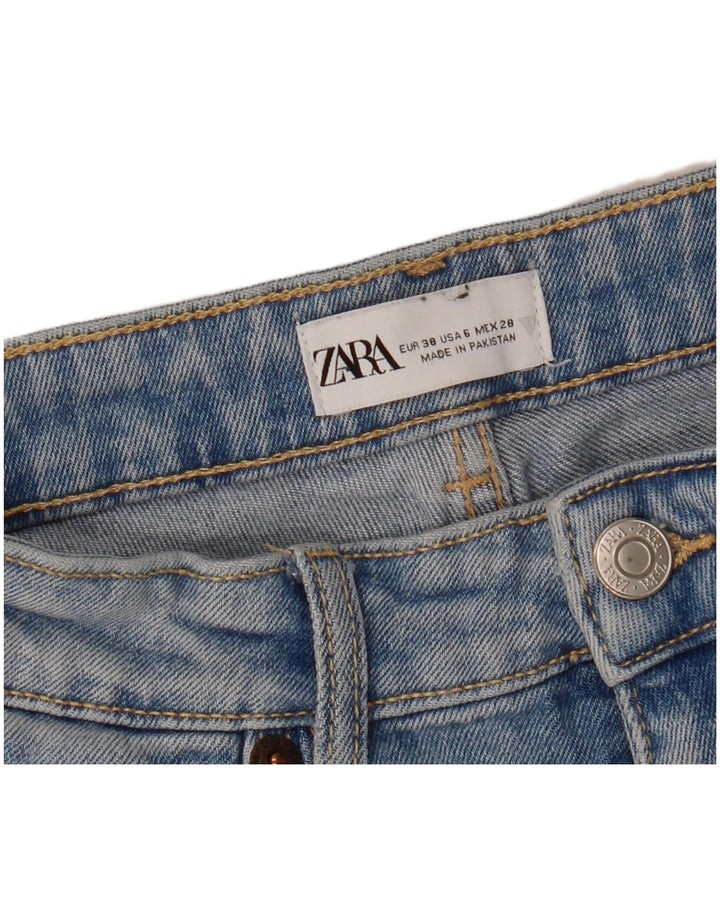 Damskie jeansy Bootcut ZARA EU 38 Small W28 L25 Niebieskie