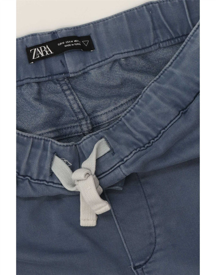 Męskie spodenki chino Zara Medium W32 granatowe