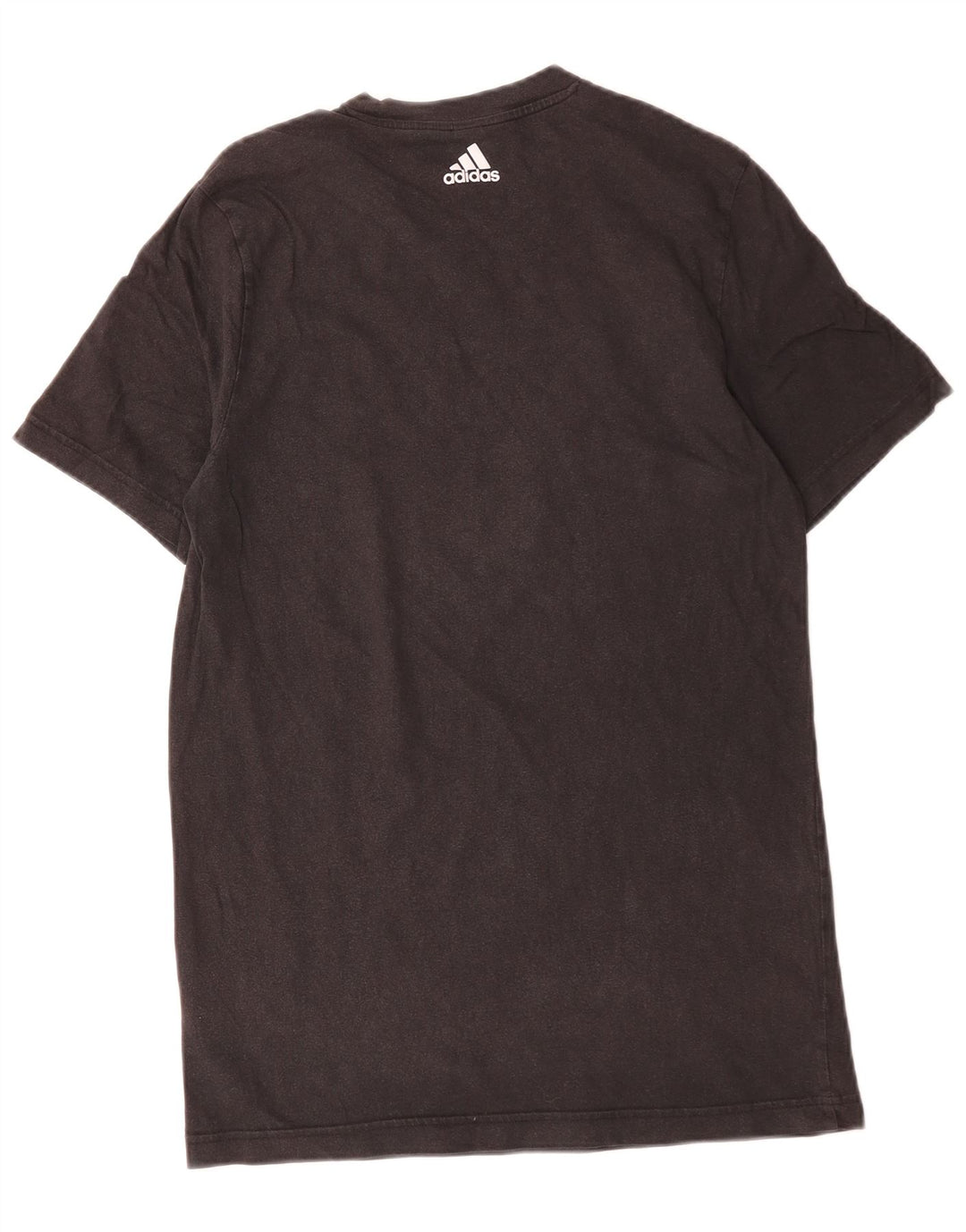 Męska koszulka z grafiką Adidas, średnia, czarna bawełna