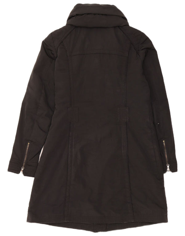 Damski płaszcz wiatrówka TRUSSARDI JEANS IT 44 Średni czarny poliester