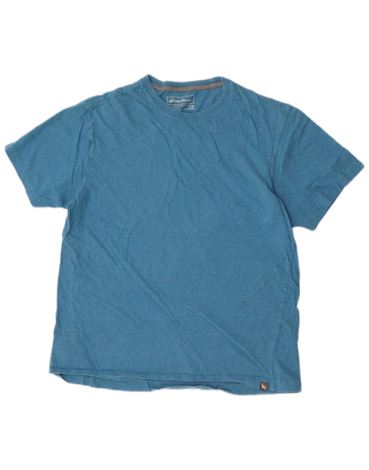 T-shirt męski Eddie Bauer, bawełniany, średni niebieski