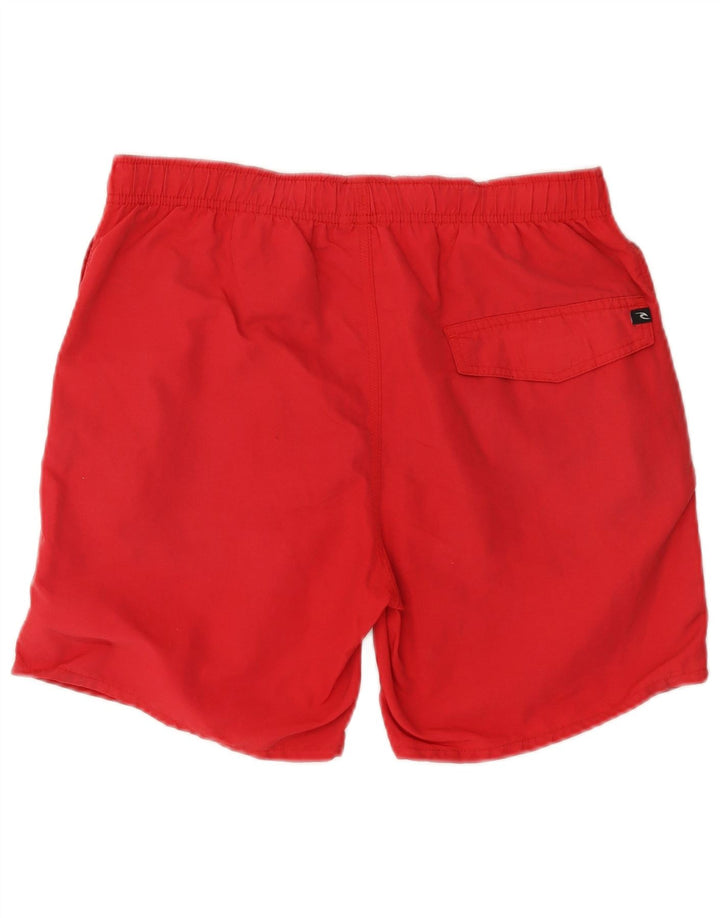 Męskie spodenki kąpielowe Rip Curl, małe, czerwone, poliamidowe
