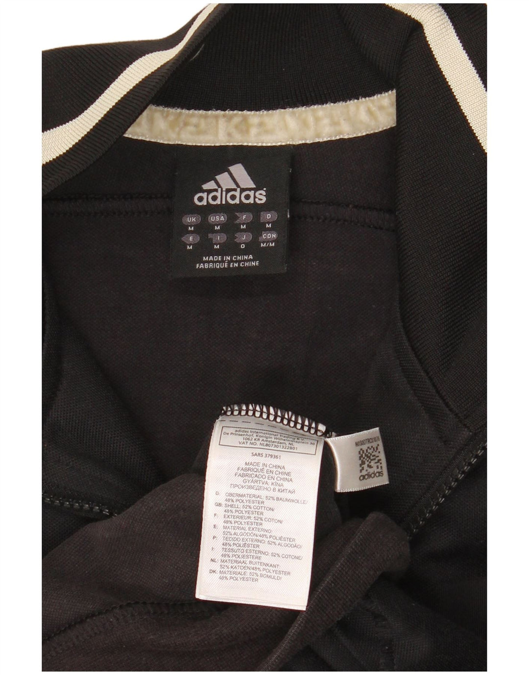 Adidas Męska bluza dresowa, średnia czarna bawełniana