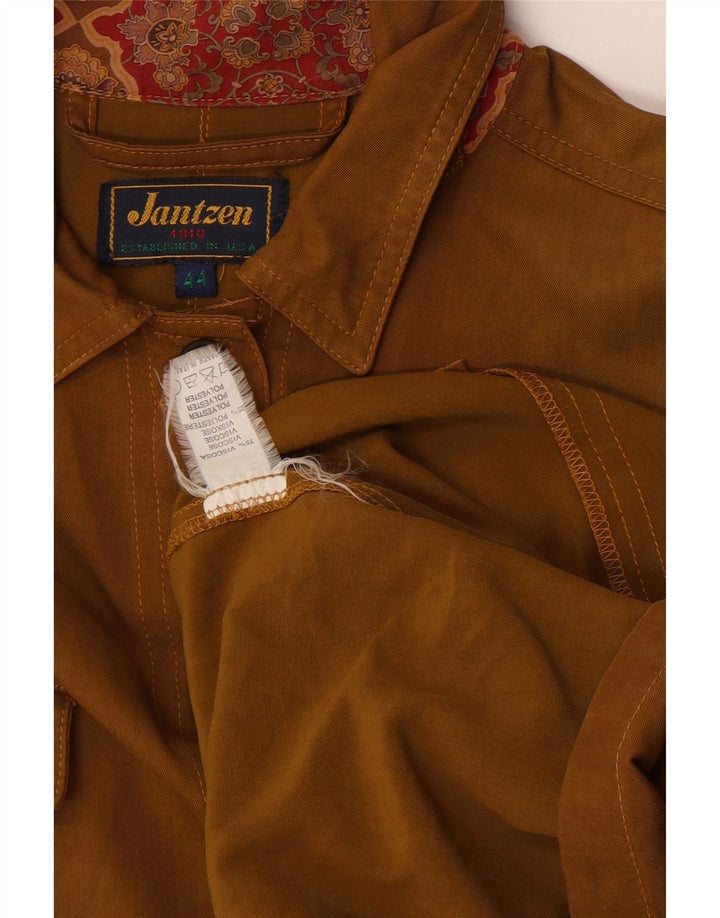 Damska kurtka oversize Jantzen IT 44, średnia wiskoza khaki
